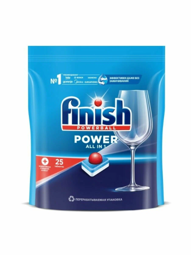 FINISH таблетки д/пмм all in 1 max 25шт